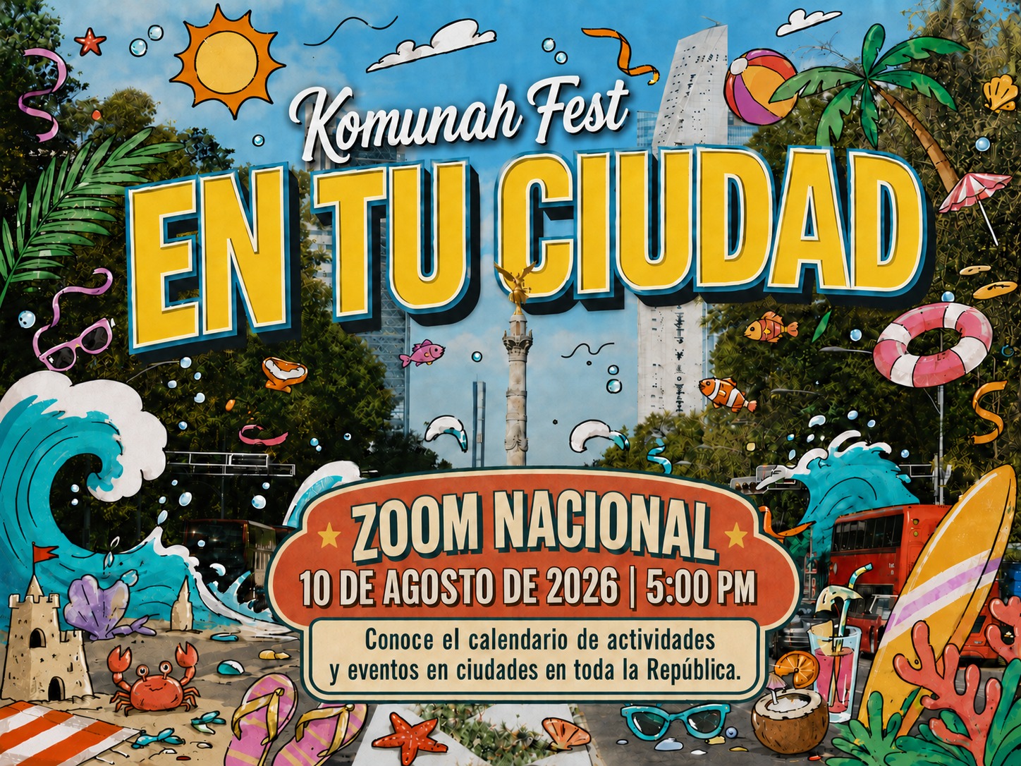 Arte Zoom Nacional | Komunah Summer Fest en tu ciudad